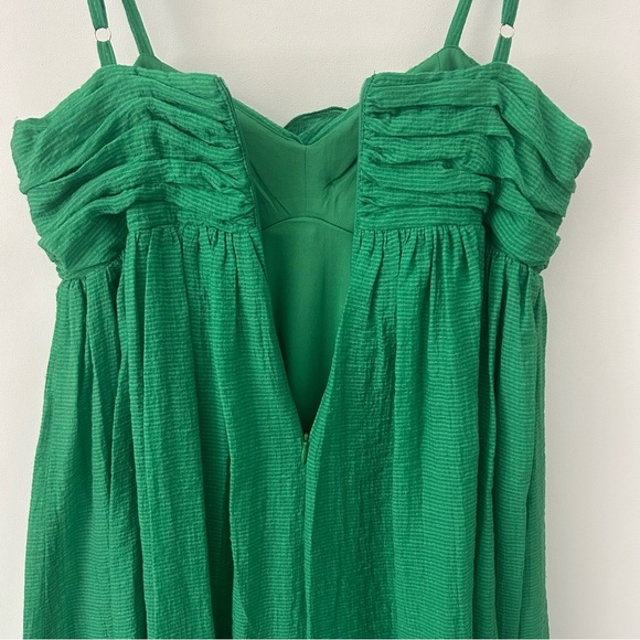 Taylor Rosette Mini Dress Garden Girl Whimsy Darty Rush Green NWOT Size 10 - Picture 9 of 15